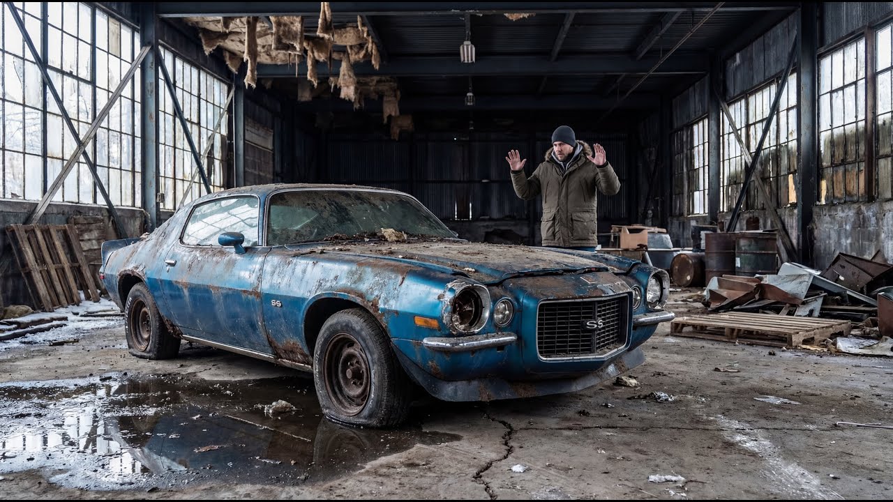 ASMR Car Restoration | 1970 Chevrolet Camaro SS Full Rebuild from Abandoned Condition to Looking New