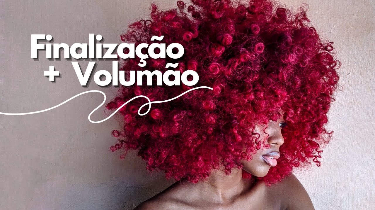 MINHA FINALIZAÇÃO + VOLUMÃO                                     #cachosvolumosos
