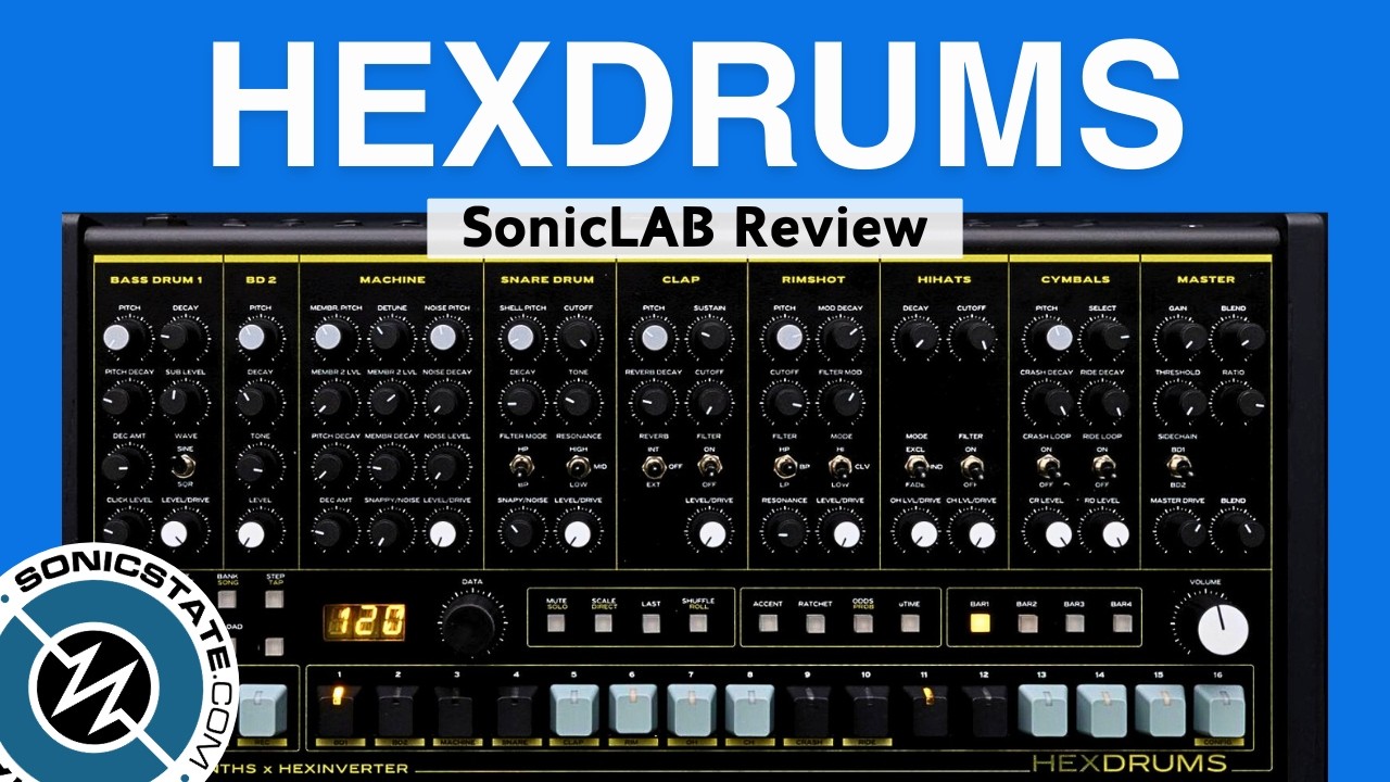 Ericasynths Hexdrums -Drum Machine - SonicLAB