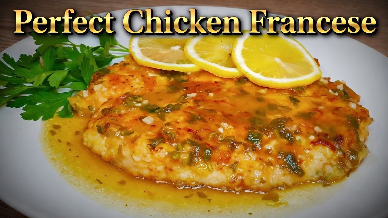 Perfect Chicken Francese - Restaurant Style Lemon Butter Sauce
