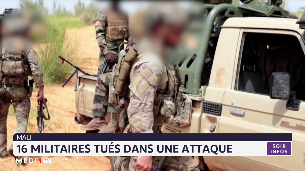 Mali: 16 militaires tués dans une attaque