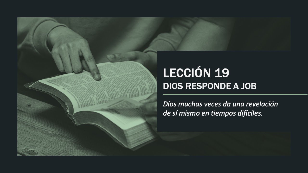 Dios Responde a Job