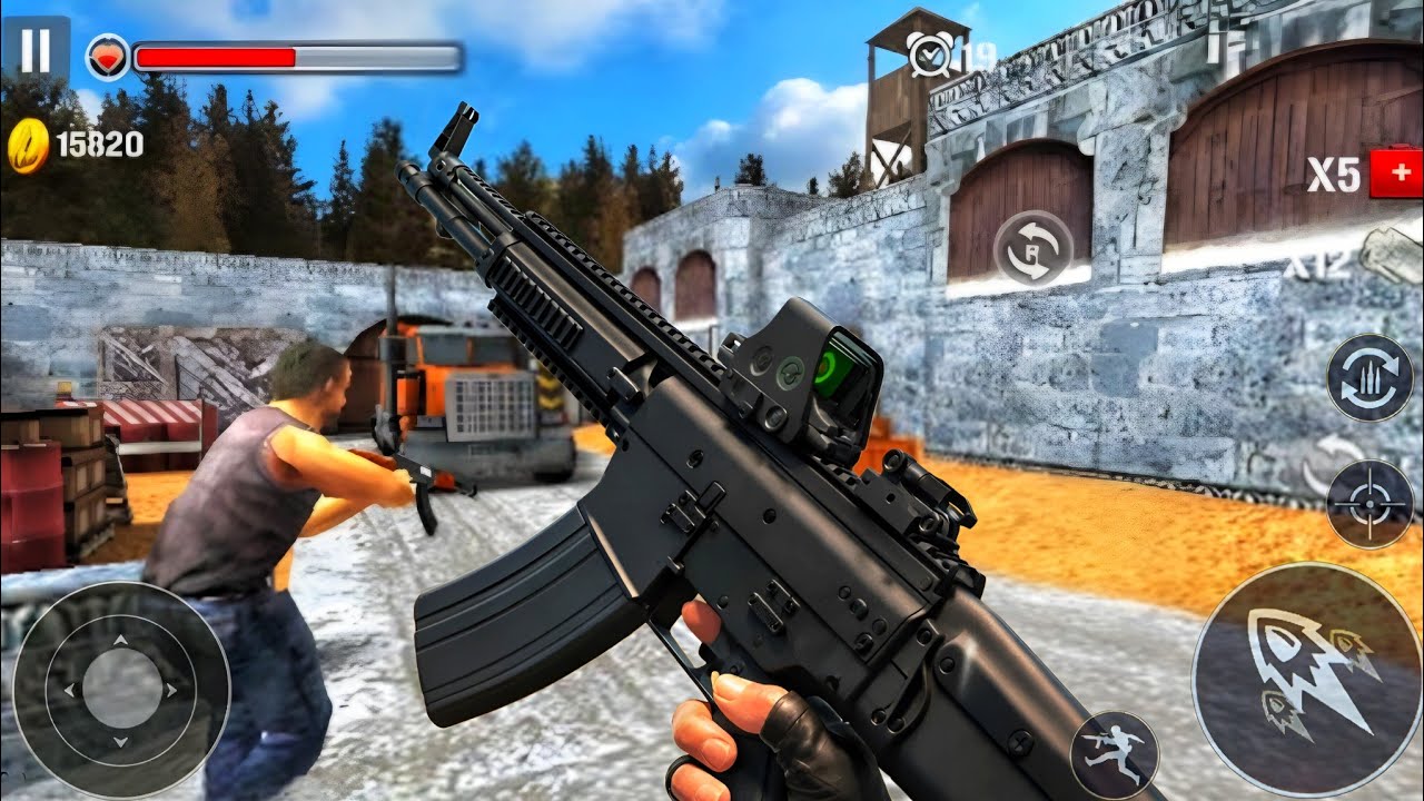 Assault Hunt Terrorist Shooter _ Android GamePlay 