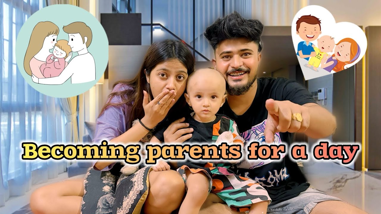 BECOMING PARENTS FOR DAY 😍 | ISHA TO ACHI MUMMY NIKLI ❤️ | KYA MAI ACHA DADDY HU YA NHI 😰