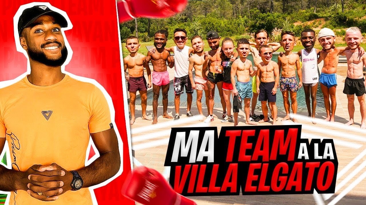 MOI ET MA TEAM A LA VILLA ELGATO