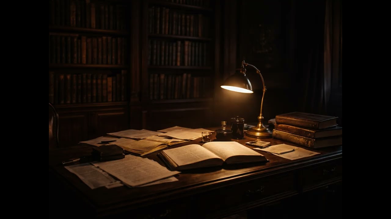 POV: Studying Alone In A Quiet Academic Room At Night