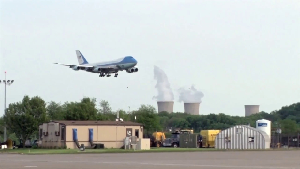 Air Force One Landing Harrisburg Airport