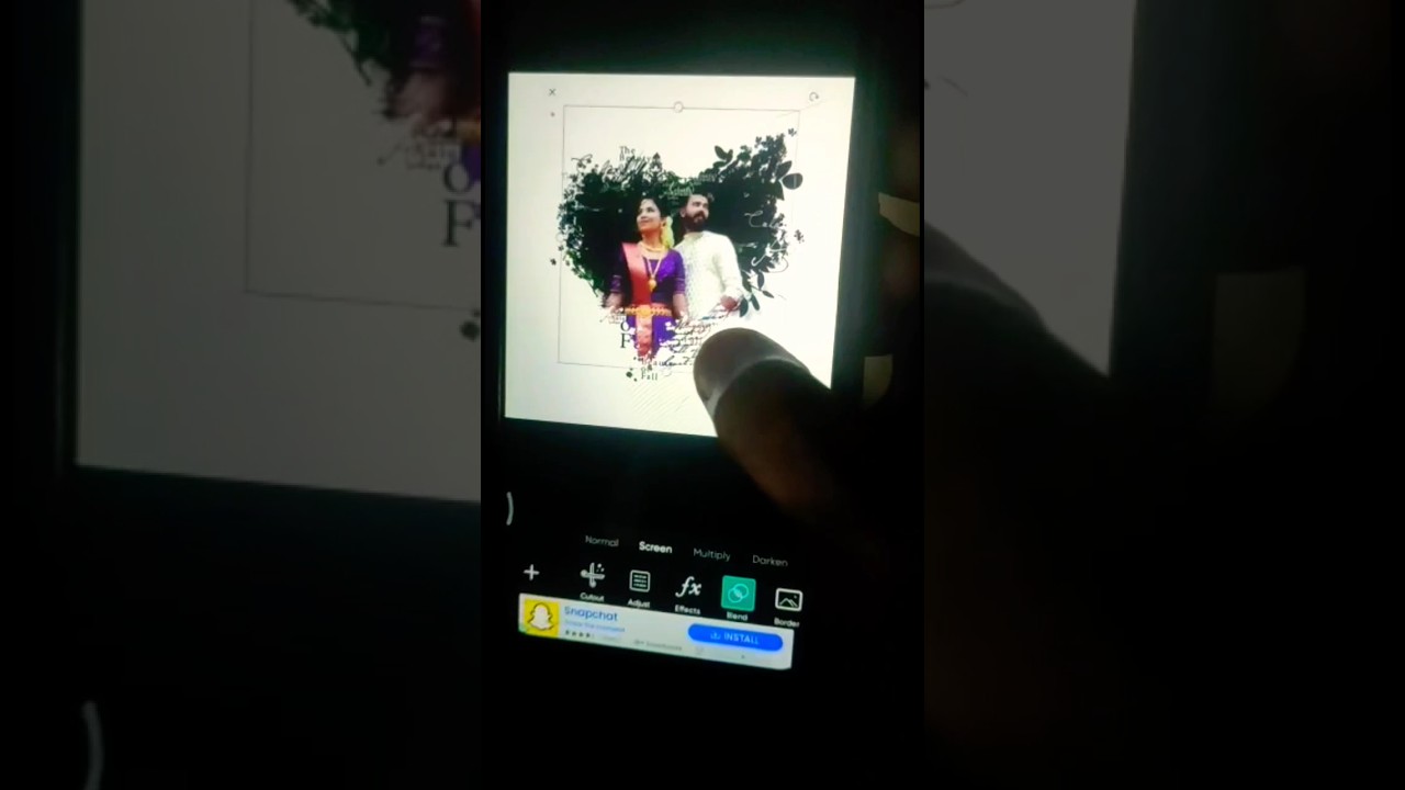 How to make anniversary frame/subscribe ❤️#hearteffect/#picsart#framemaking