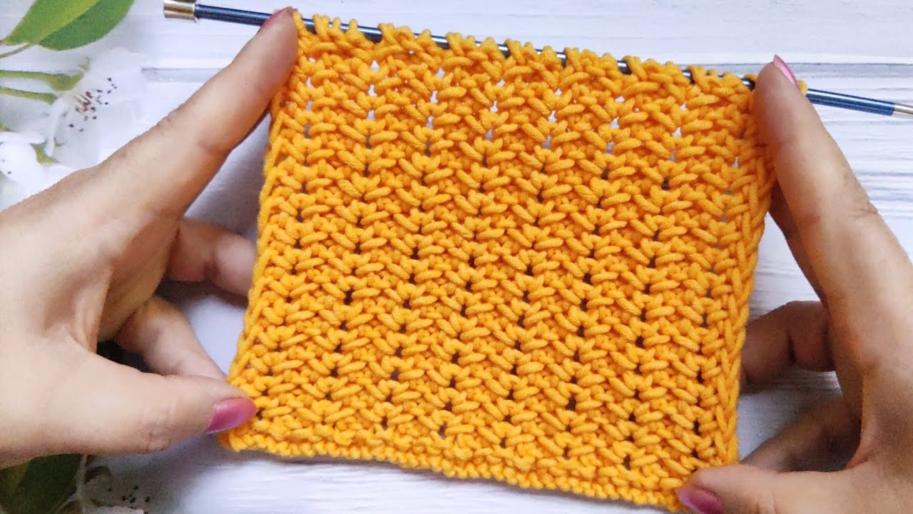 Relief Stitch Knit Pattern | Reliefmuster stricken | Punto Rilievo ai ferri | Point Relief au Tricot