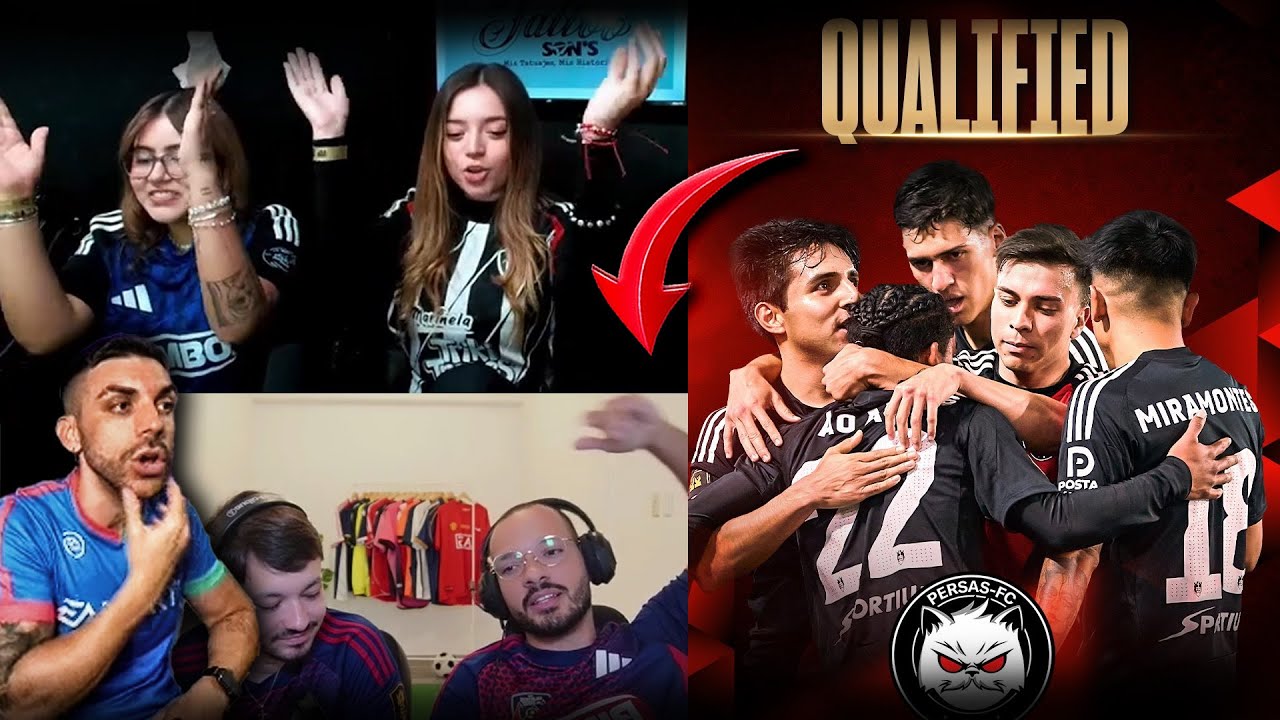 Los Futbolitos y DjMariio reaccionan a la clasificacion de PERSAS FC a la Kings World Cup ||😜Elzeein