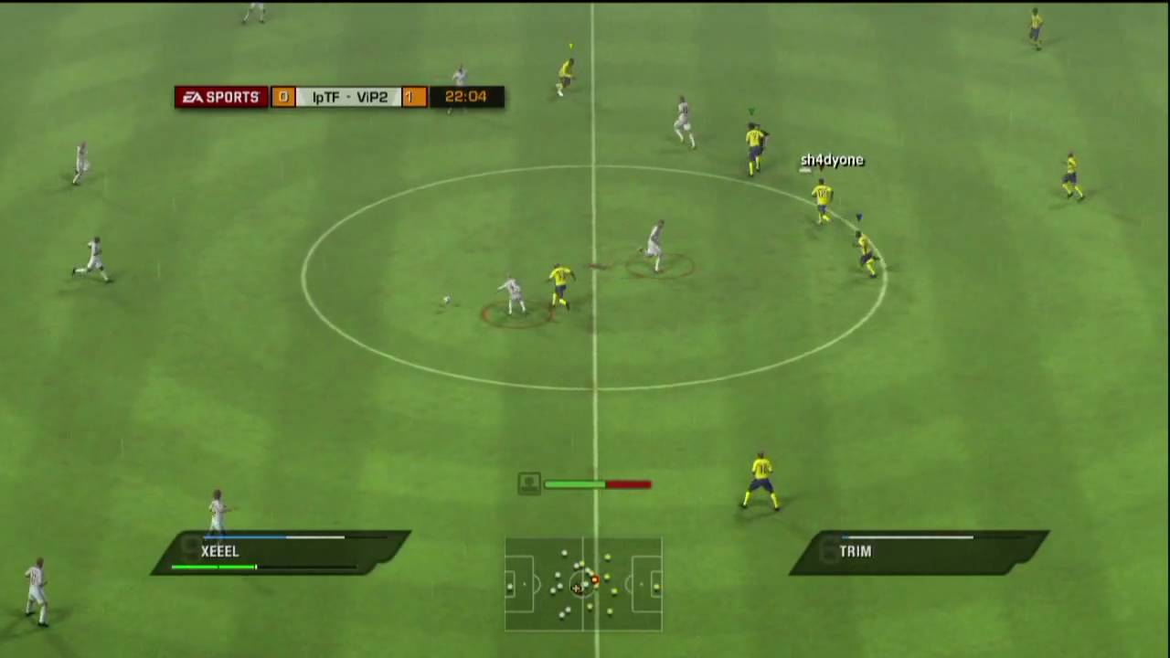 Fifa 10 Clubs: ViP2GAMING Vs Italy Pro Team Fifa 1st Half