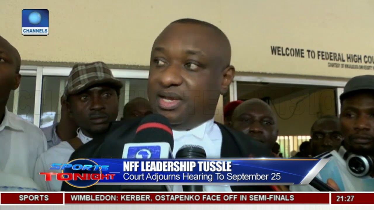 NFF Leadership Tussle: Court Adjourns Hearing To September 25