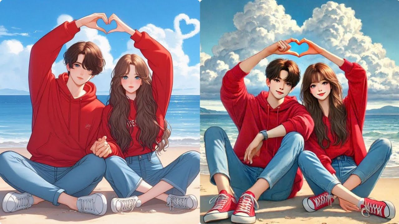 couples matching dp photo |Half matching couple DPS| cartoon couple dps