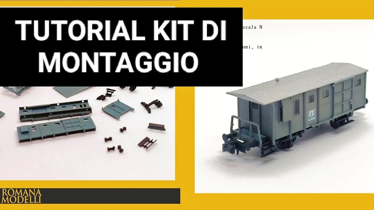 Tutorial kit di montaggio bagagliaio FS tipo DM Romana Modelli