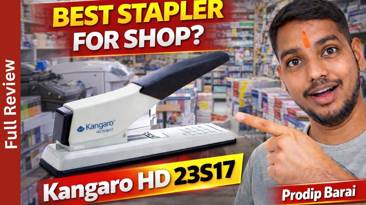 Kangaro HD 23S17 Heavy Duty Stapler Review | Best Stapler for Shop & Office