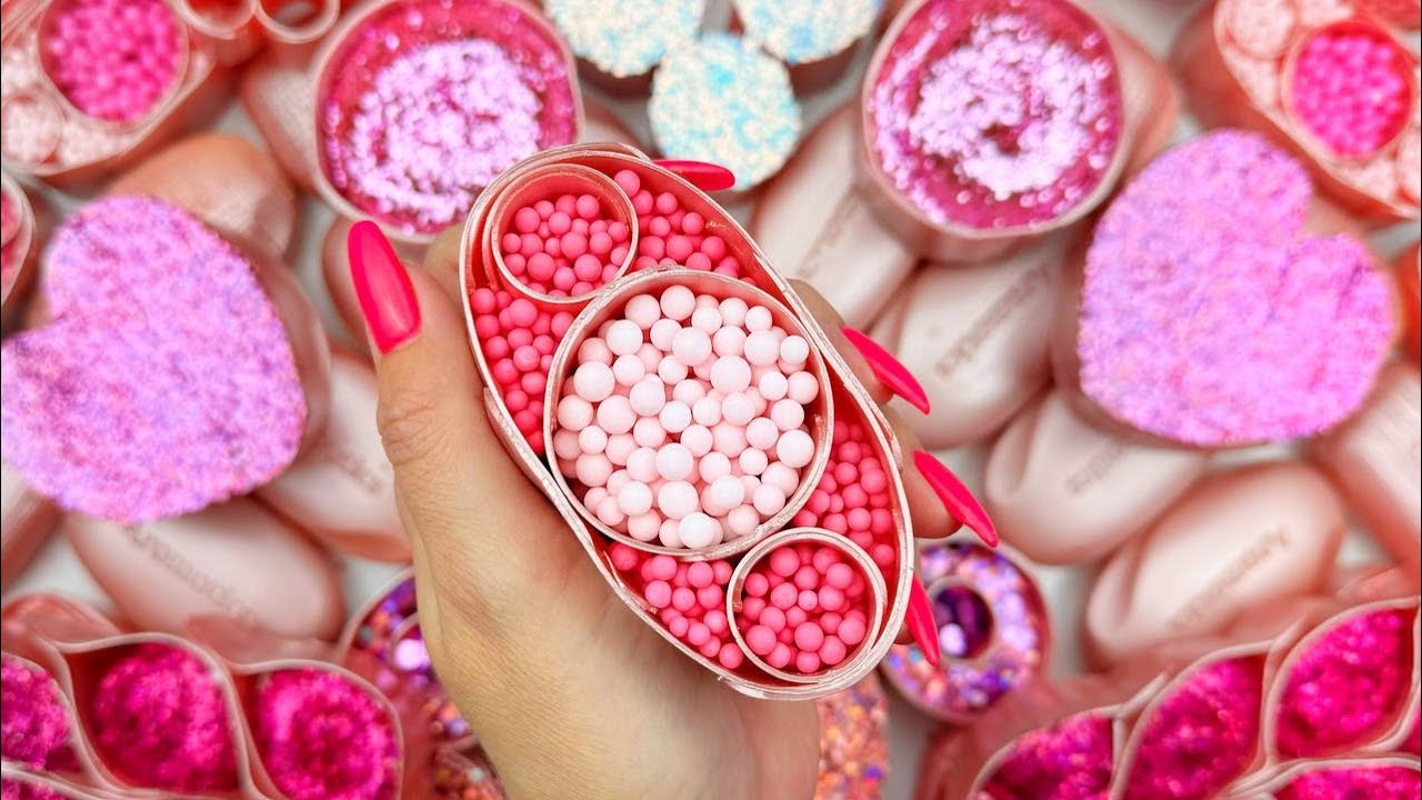 [ASMR]Compilation set★ASMR SOAP★Crushing soap★Cutting soap cubes★FOAM&GLITTER&STARCH★