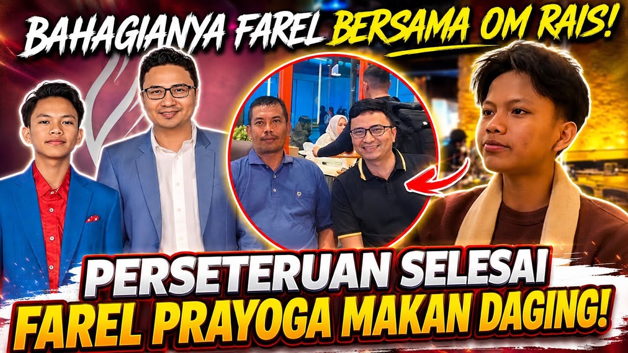 Tidak Ada Perseteruan Lagi ! farel Prayoga Menikmati Daging Di Turki
