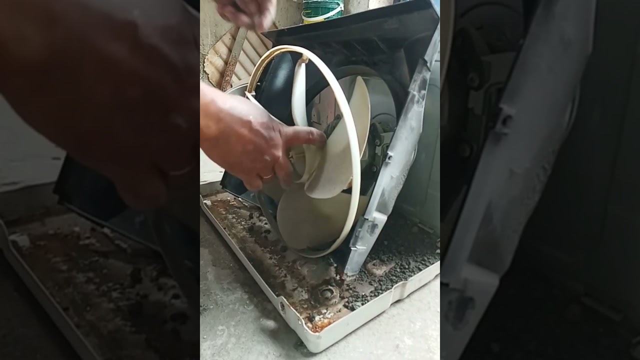 Haier window type aircon cleaning
