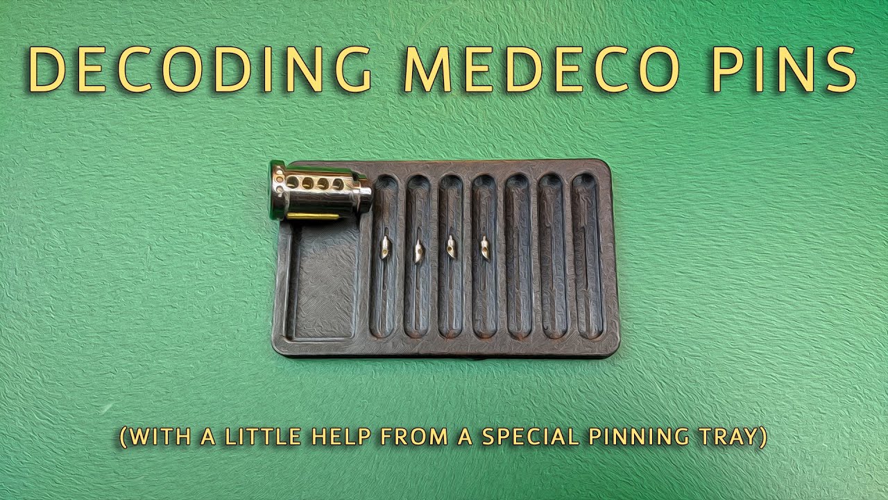 Decoding Medeco Pins (with a little help from a special pinning tray)