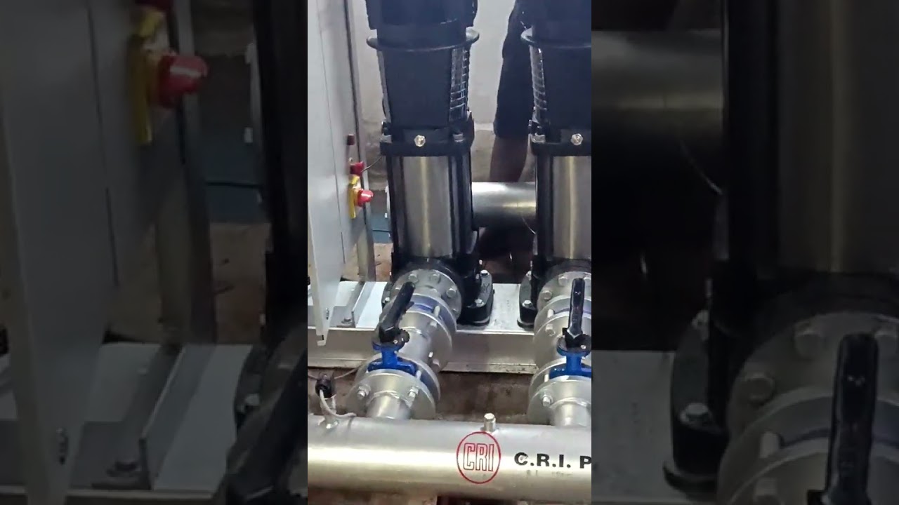 Hydro Pneumatic Pressure Booster Pumps Installation