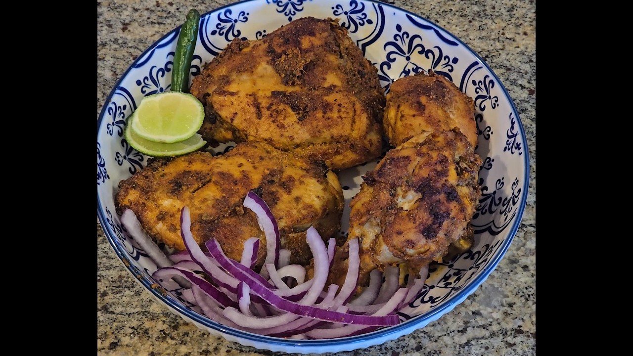 Oven-baked Tandoori Chicken