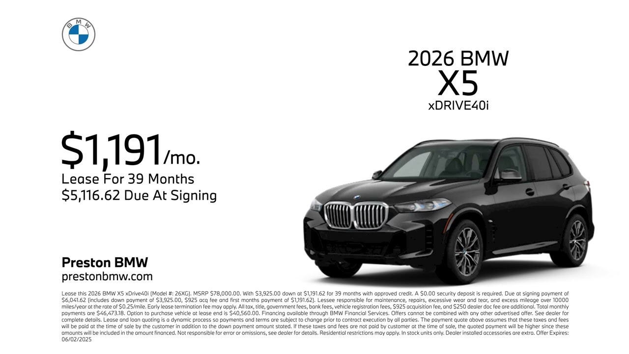 BMW X5 05/15/2025 5465562