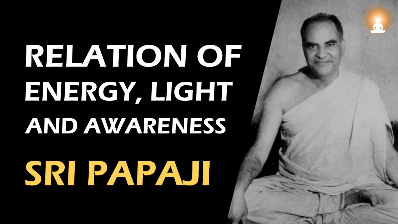 Relationship Between ENERGY, LIGHT and AWARENESS | Sri Papaji
