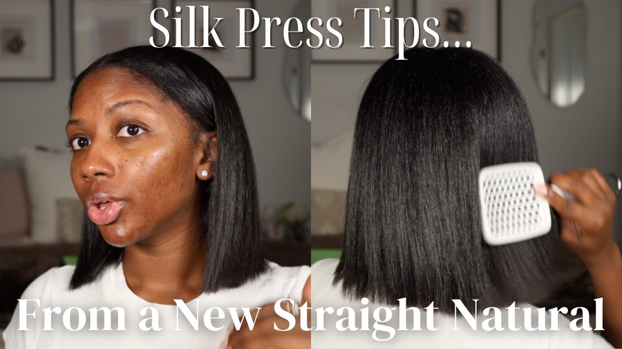 Everything I've Learned Being a Straight Natural | Smooth Hair Silk Press Routine | Niara Alexis