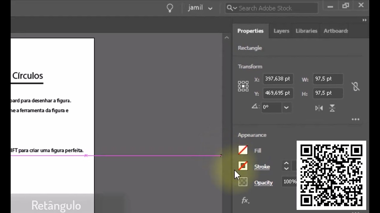 Faça Retângulos no Illustrator