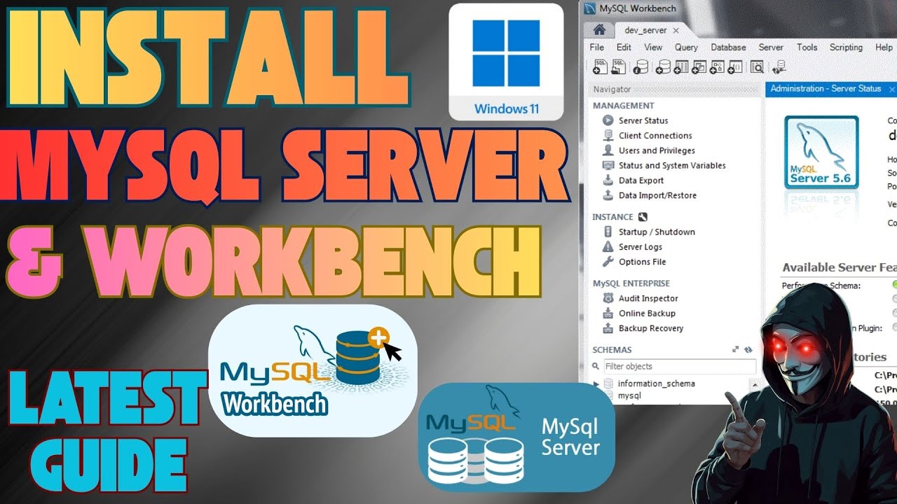 Как установить MySQL Server и Workbench на Windows 11