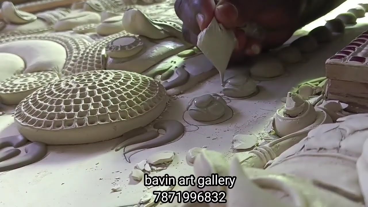 Emboss clay for 3d balaji tanjore painting