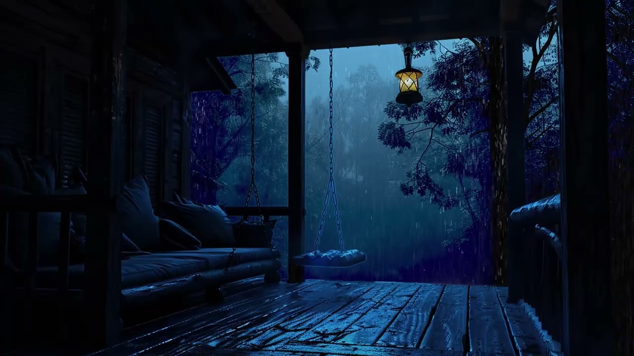 Deep Evening Calm Therapy (No Ads) • Emotional Balance Music • Quiet Snow Covered Cabin Scene