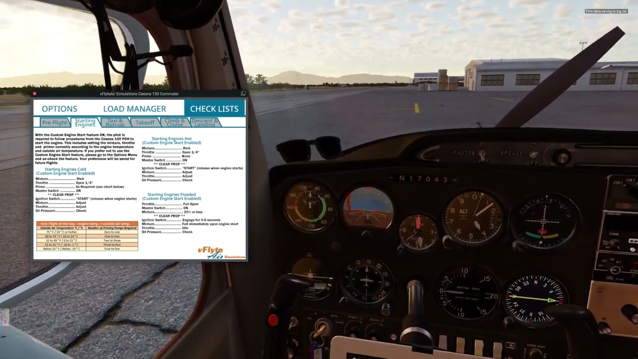 Early Video - Basic - Start X Plane 12 vFlyte Air Cessna C150!