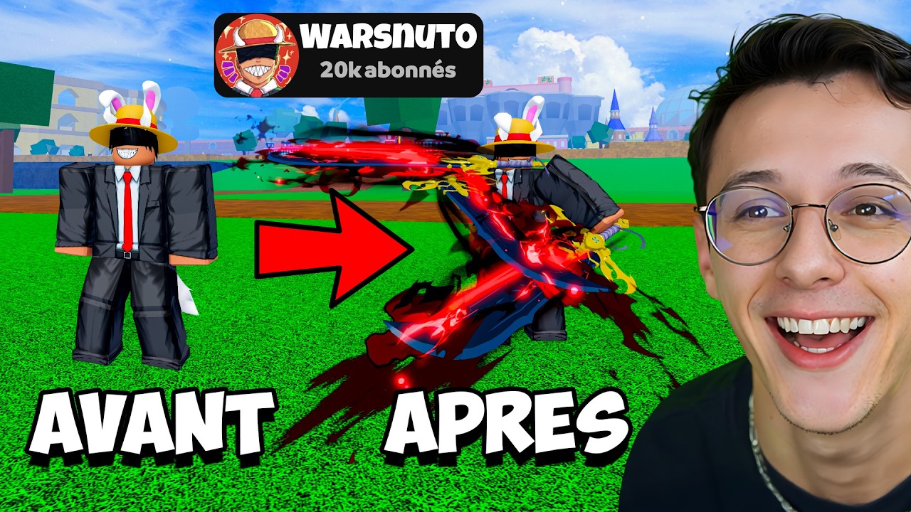 J’ai AMÉLIORÉ le compte d’un YOUTUBER sur Blox Fruits !