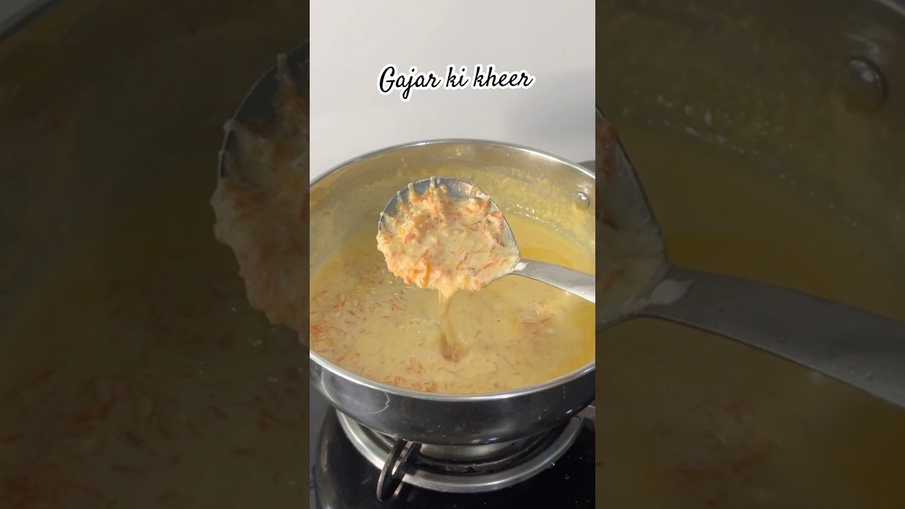Gajar kheer recipe | Carrot kheer recipe | Gajar recipe | Kheer #viralshorts #shorts #shortsfeed