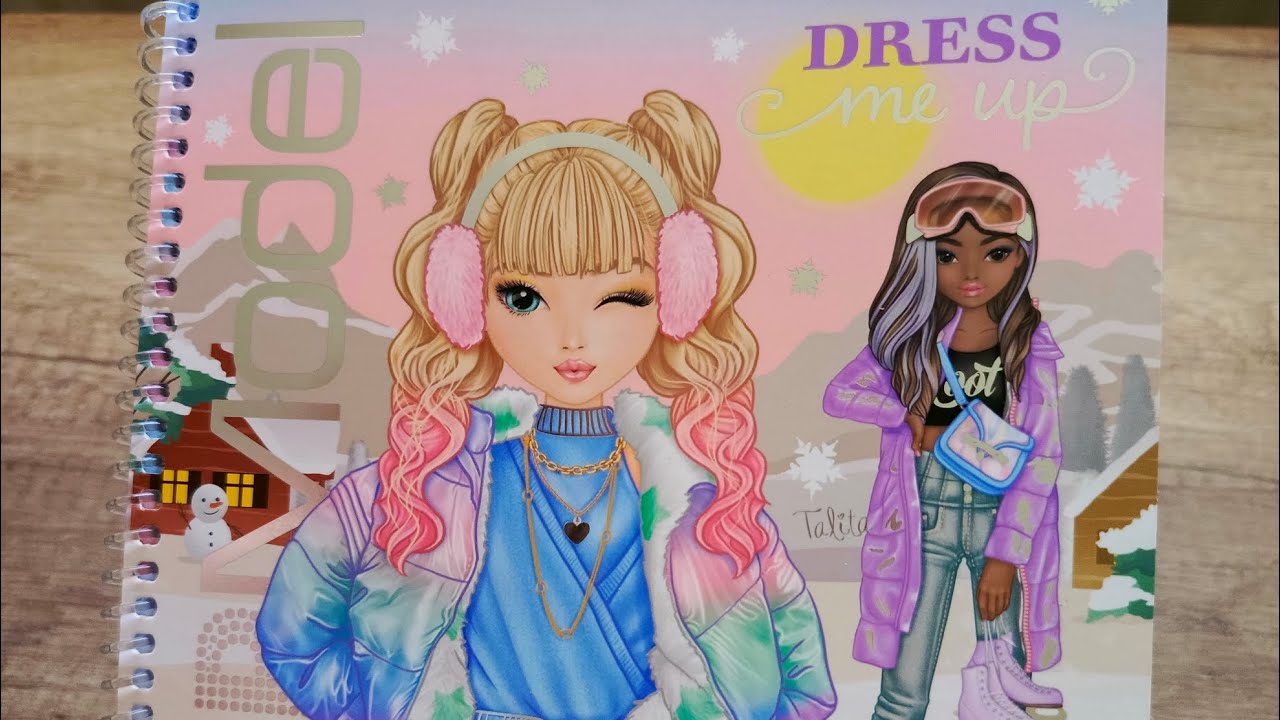 Sticker top model dress me up 👗