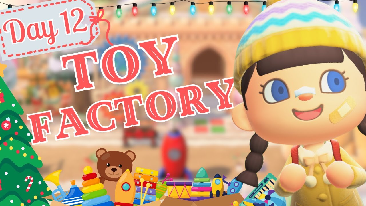Day 12 WINTER CHRISTMAS ACNH ISLAND | ACNH TOY FACTORY MUSEUM BUILD | ANIMAL CROSSING NEW HORIZONS