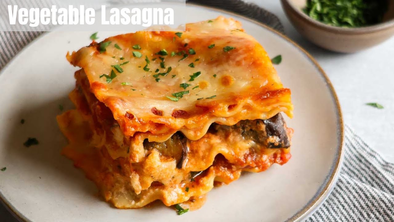 Secret to Perfect Roasted Vegetable Lasagna | Easy & Delicious Comfort Food!