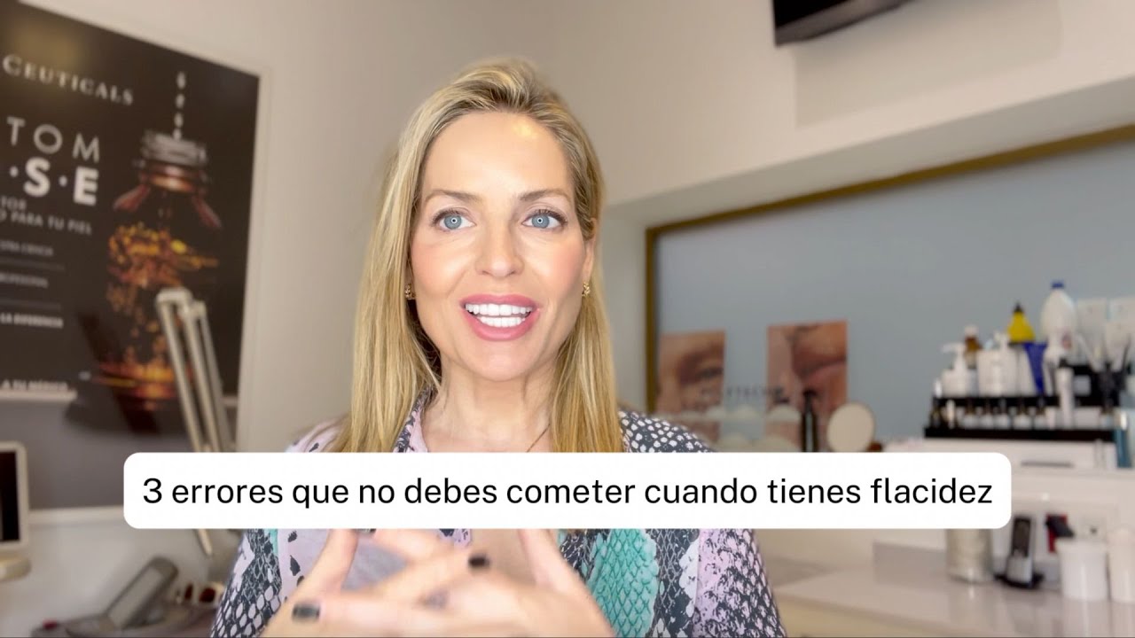 ¿Notas flacidez facial? Evita estos 3 errores desde hoy