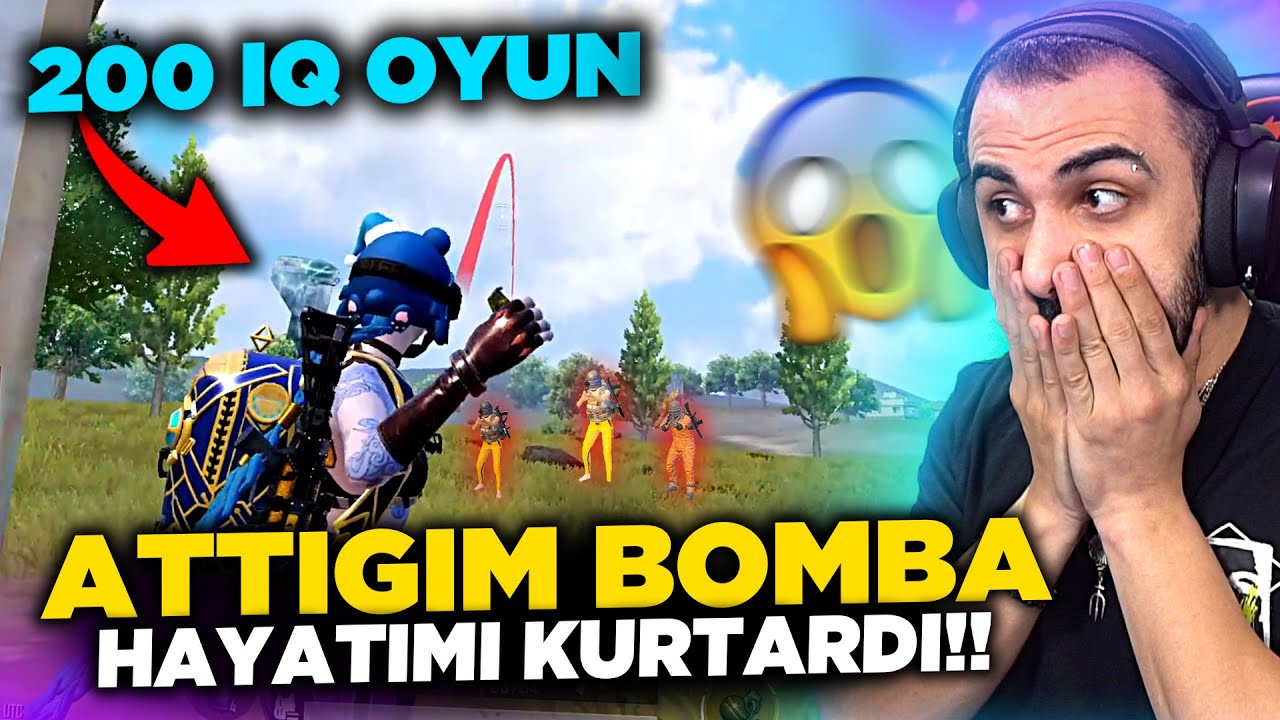 ÖYLE BİR BOMBA ATTIM Kİ HAYATIMI KURTARDI!! 😮 EFSANE PLAYS!! | PUBG Mobile
