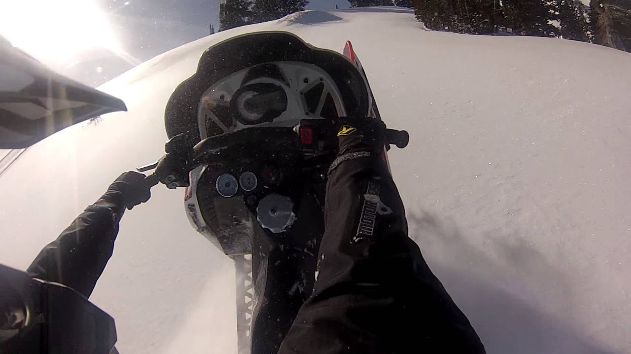 Turbo M8 Arctic Cat M8 TURBO SNOWMOBILE Utah Boondocking in Trees Wheelies ENTIRE HILL LENGTH