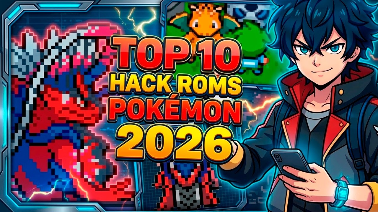 TOP 10 Hack ROMS Pok&eacute;mon GBA 2026