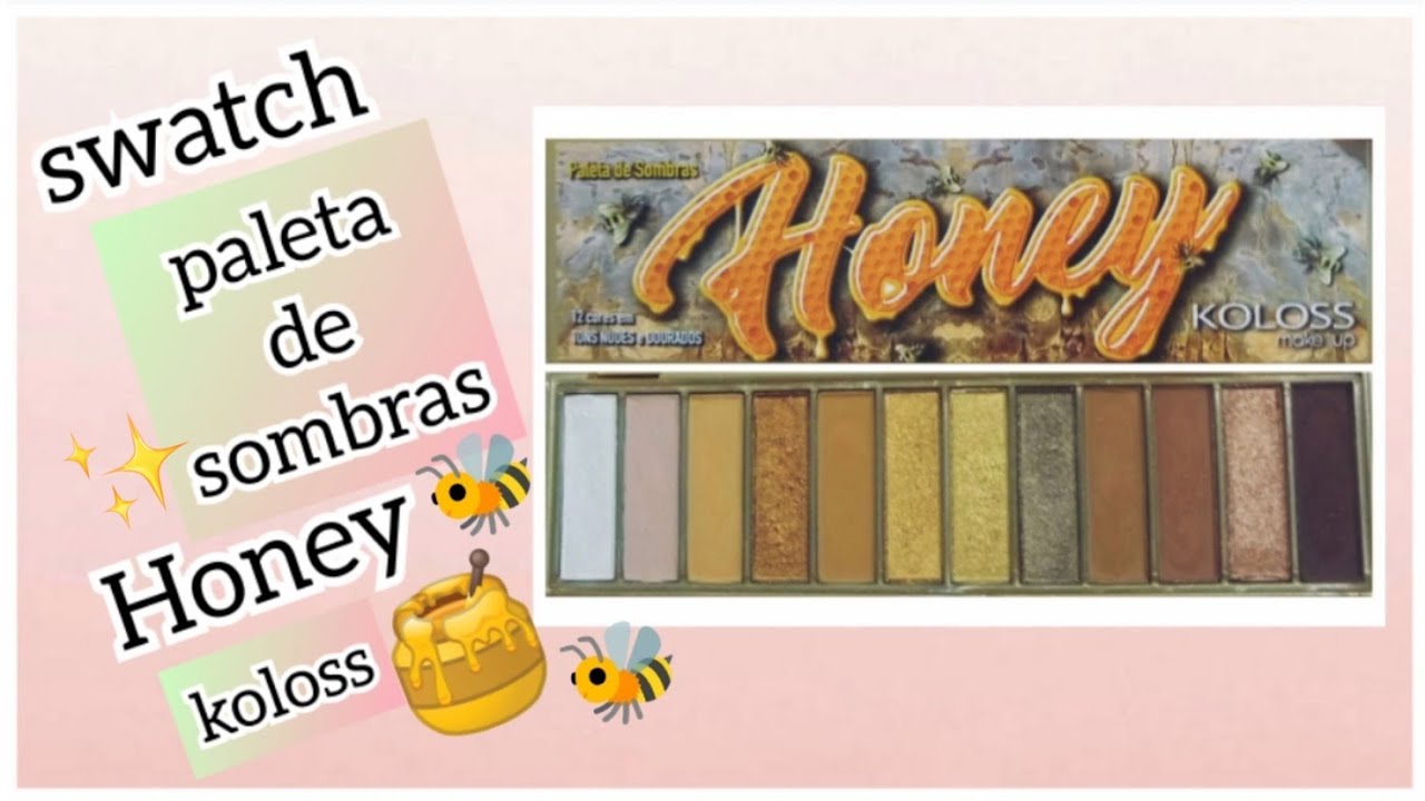 Paleta de Sombras Honey Koloss Makeup | swatch #shorts