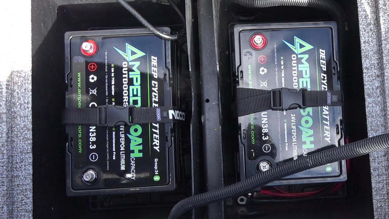 How to Install Amped LITHIUM Trolling Batteries