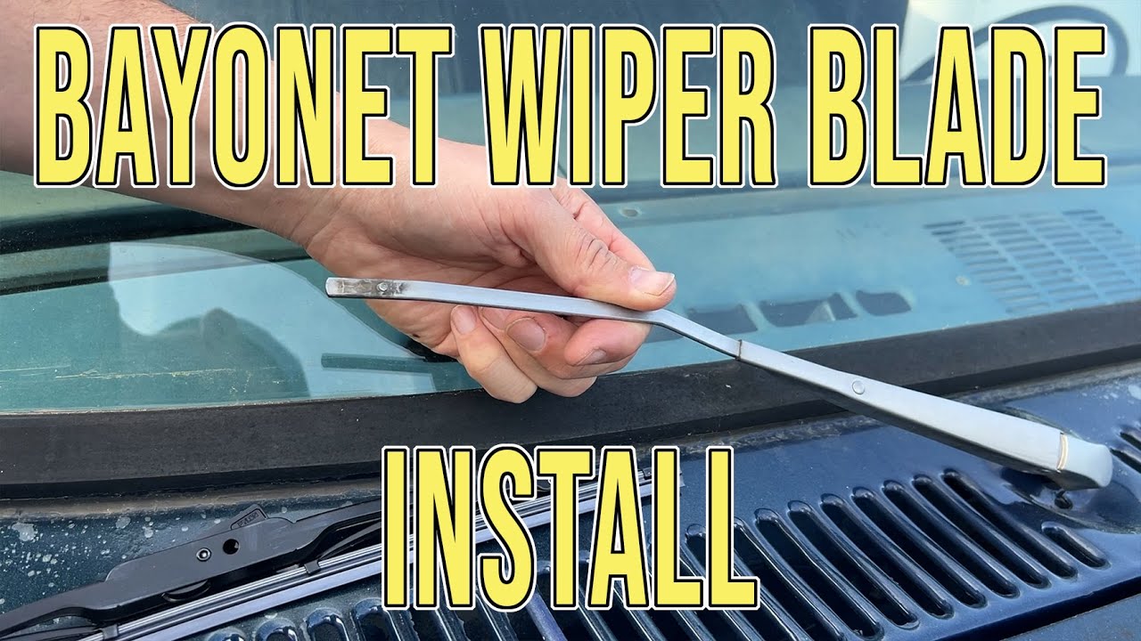 Bayonet Wiper Blade Install 1979 Ford Bronco