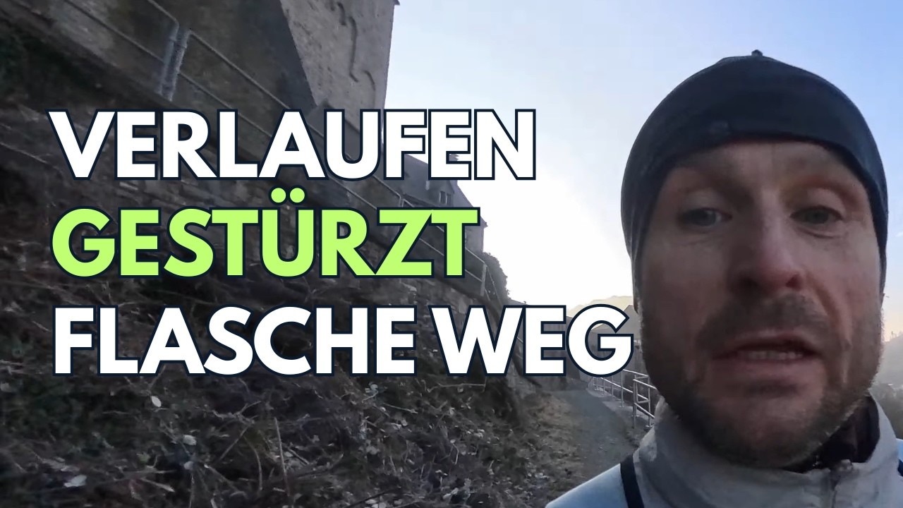 Sauerland Trail zur Burg Altena - Sturz, verlorene Flasche & Matsch ohne Ende