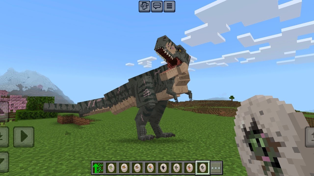 Jurrasic World DLC Fanmade ADDON UPDATE in Minecraft PE