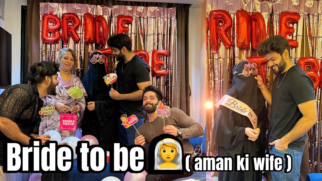 Bride To Be 🌹 Aman Ki Wife Ka Face | Personal Question Game to Couple | Fokats | Abresh & Zeeshan