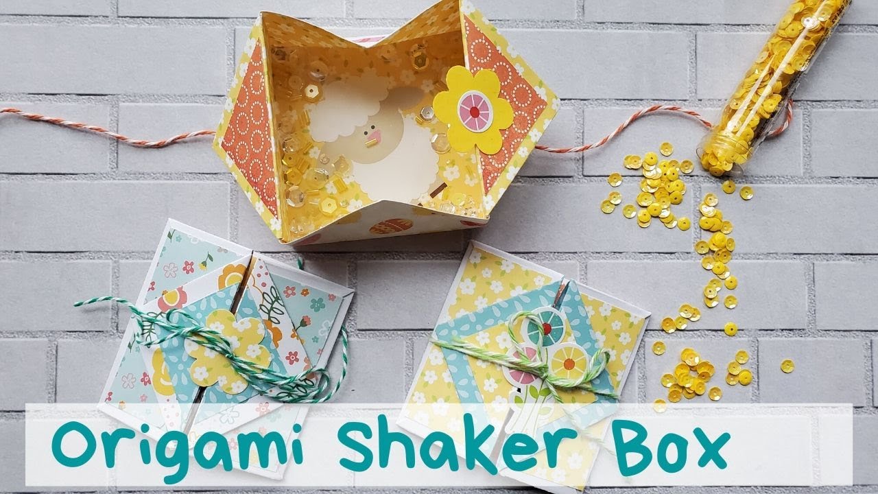 Origami Shaker Box Card
