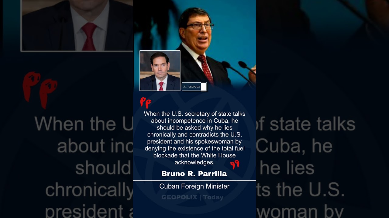Cuba Accuses U.S. Secretary of State Marco Rubio of Chronically Lying Over Oil Blockade